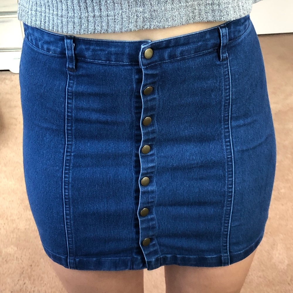 Forever 21 Jean Skirt